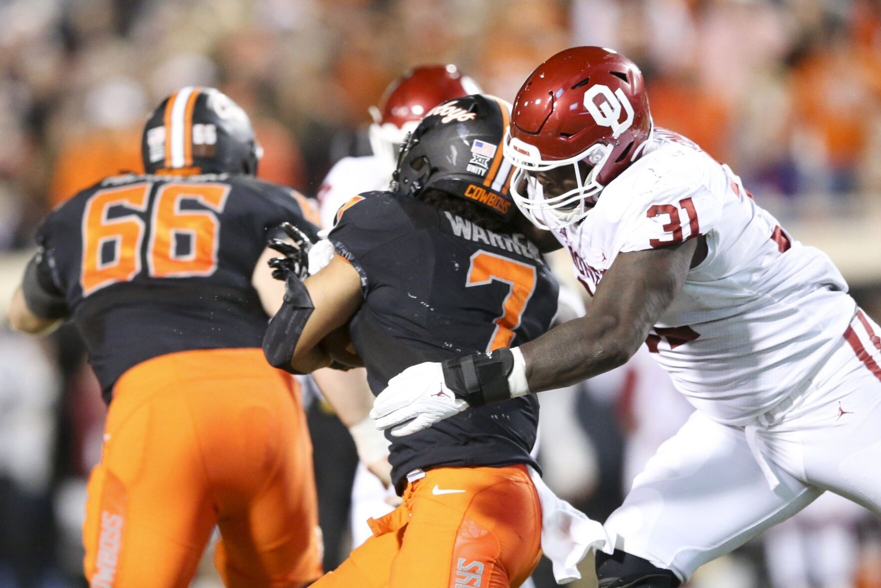 Nov. 27: OU 33, Oklahoma State 37